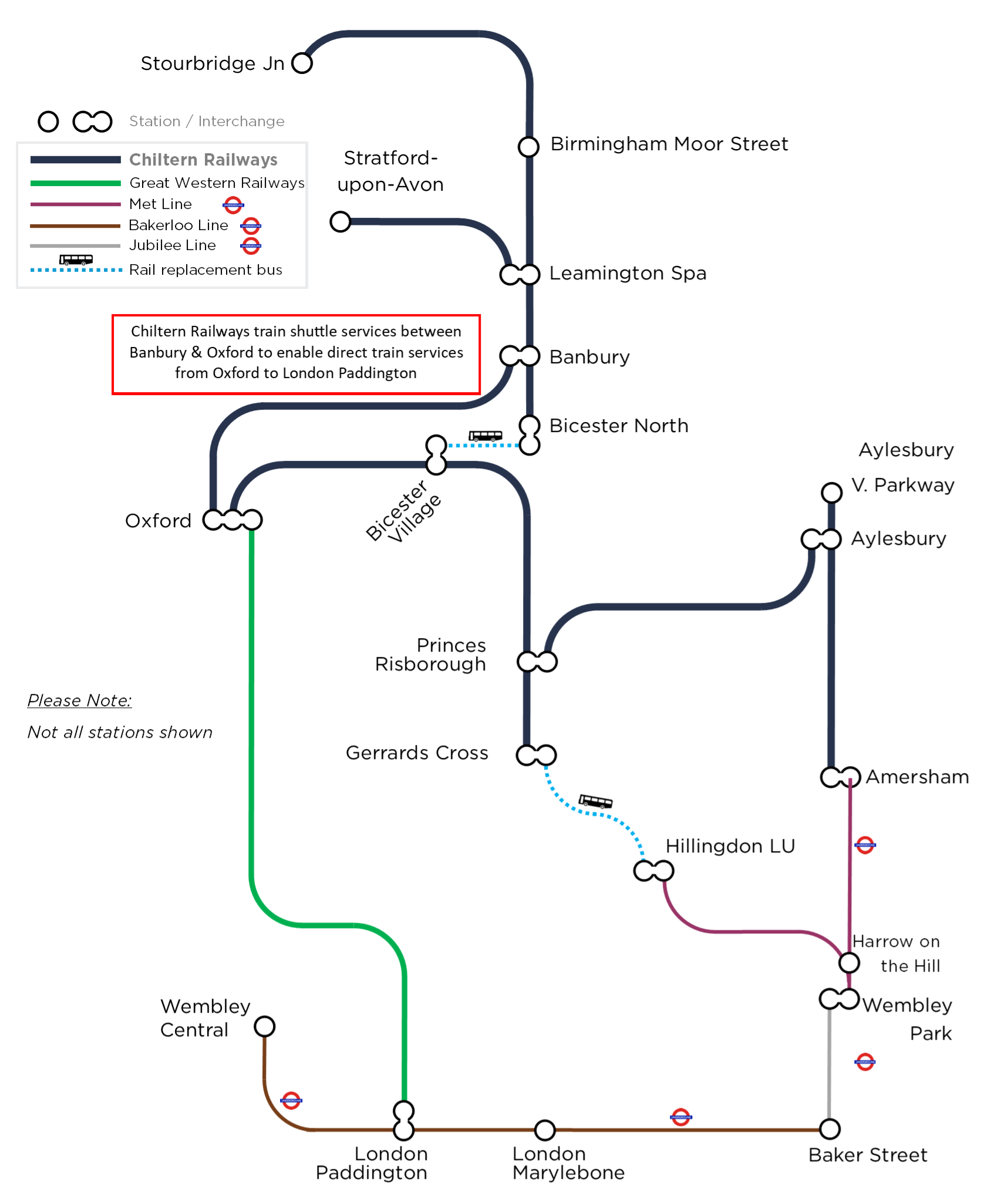 Map of engineering work