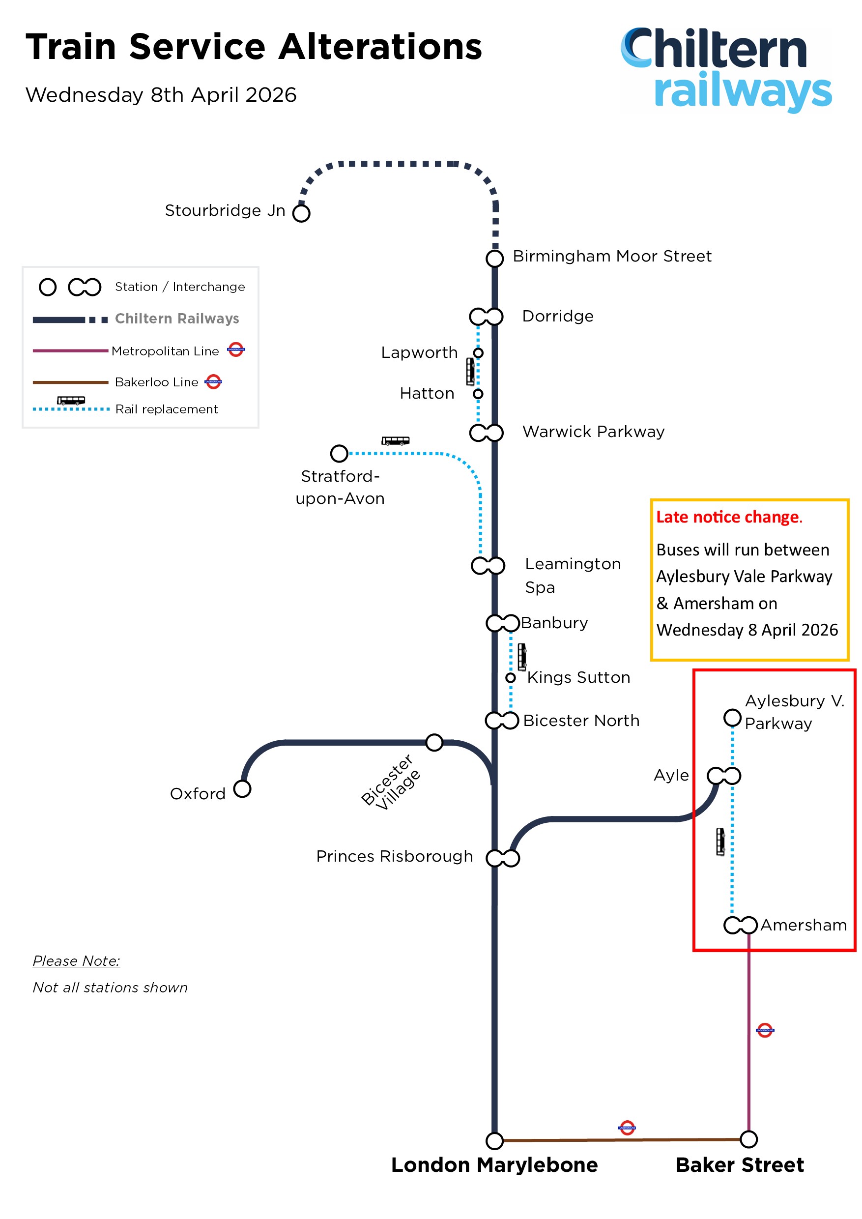Schematic map for Wednesday the eighth of April 2026