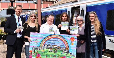 Charity's artwork featured on Chiltern Railways' new timetable