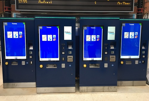 New ticket machines at Marylebone