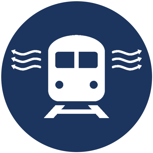 Train services are ventilated to refresh air