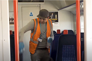 A link to the Youtube video How Chiltern Railways have enhanced their cleaning regime