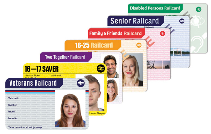 Examples of rail cards