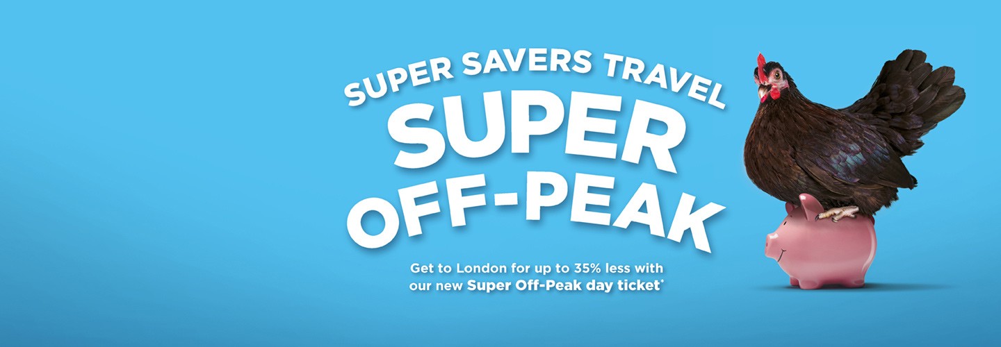 Super Savers travel super off-peak