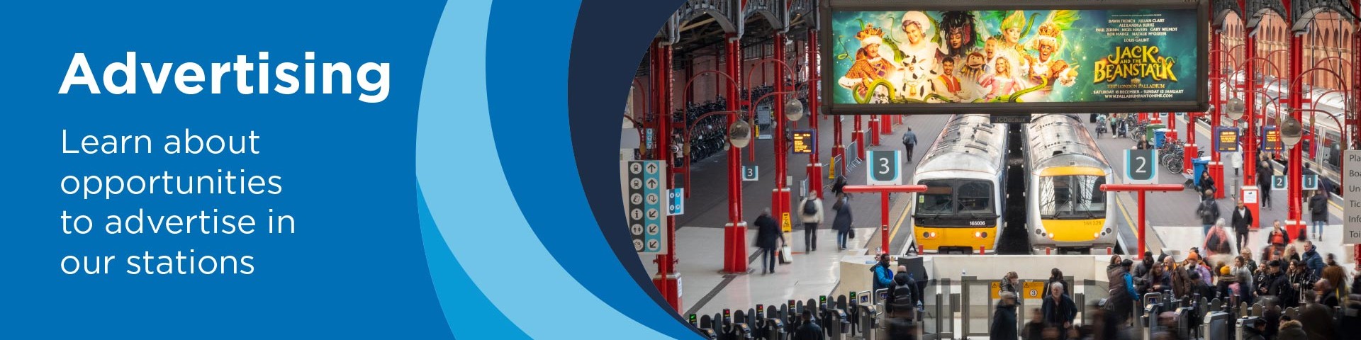 TEXT: Advertising Learn about opportunities to advertise and our stations