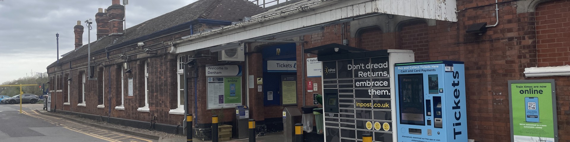 Picture of the front of Denham station