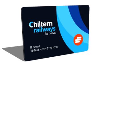 Chiltern Smartcard on white background