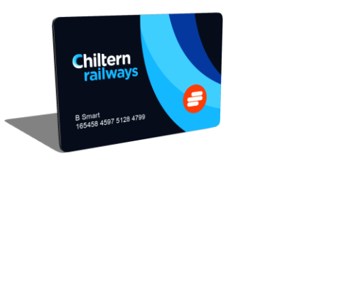 Chiltern Smartcard on white background